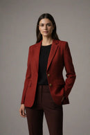 Blazer Feminino Alfaiataria Acinturado