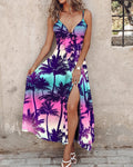 Vestido Longo Estampado Floral