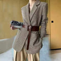 Blazer Feminino Xadrez