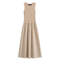 Vestido Casual Básico Longo Feminino