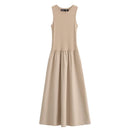 Vestido Casual Básico Longo Feminino