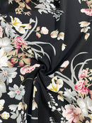 Vestido Longo Feminino Floral
