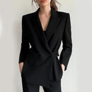 Blazer Feminino Alfaiataria Preto Dani