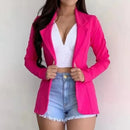 Blazer Feminino Alfaiataria com Bolsos