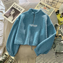 Blusa Moletom Feminino Veludo Elegante