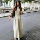 Vestido Casual Básico Longo Feminino