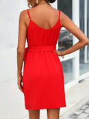 Vestido Curto Sem Alça Vermelho