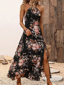 Vestido Longo Feminino Floral