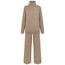 Conjunto Feminino Suéter Gola Alta Duas Peças