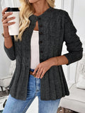 Cardigan Feminino de Malha Manga Comprida