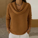 Blusa Feminina Casual Folgada com Gola Alta