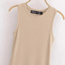 Vestido Casual Básico Longo Feminino