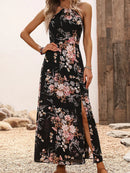Vestido Longo Feminino Floral