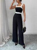 Macacão Feminino Preto Alça