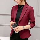 Blazer Feminino Slim  Manga Longa