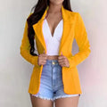 Blazer Feminino Alfaiataria com Bolsos