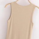 Vestido Casual Básico Longo Feminino