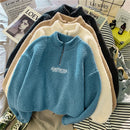 Blusa Moletom Feminino Veludo Elegante
