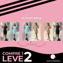Vestido Brisa - Para quem busca leveza no dia a dia (COMPRE 1 LEVE 2)