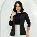 Blazer Feminino Alfaiataria com Bolsos