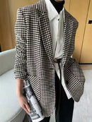 Blazer Feminino Xadrez