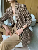 Blazer Feminino Xadrez